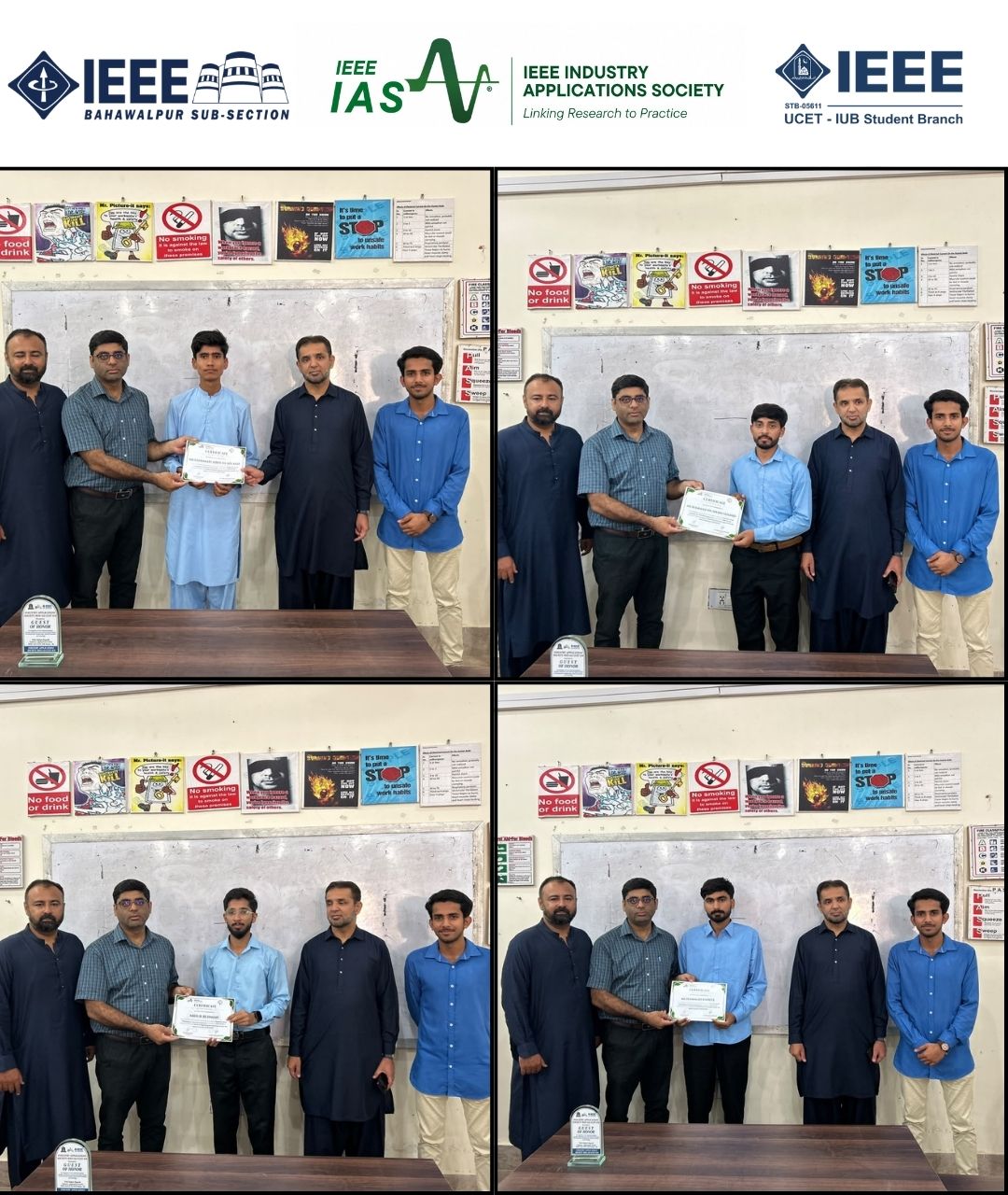 Certificate distribution ceremony group photo
