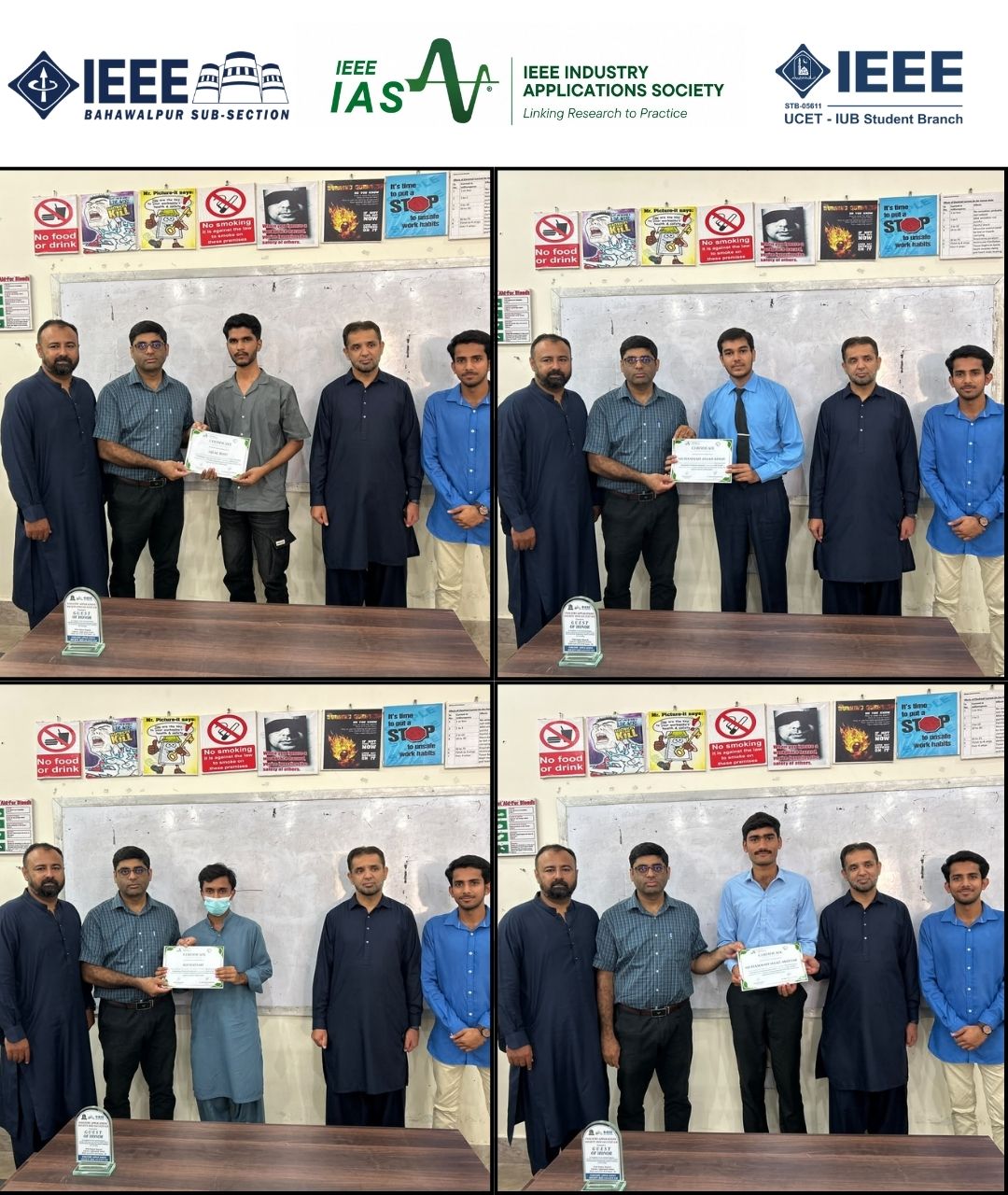 Group photo from the certificate ceremony